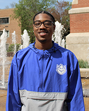 Headshot of student leader Russell Hooker