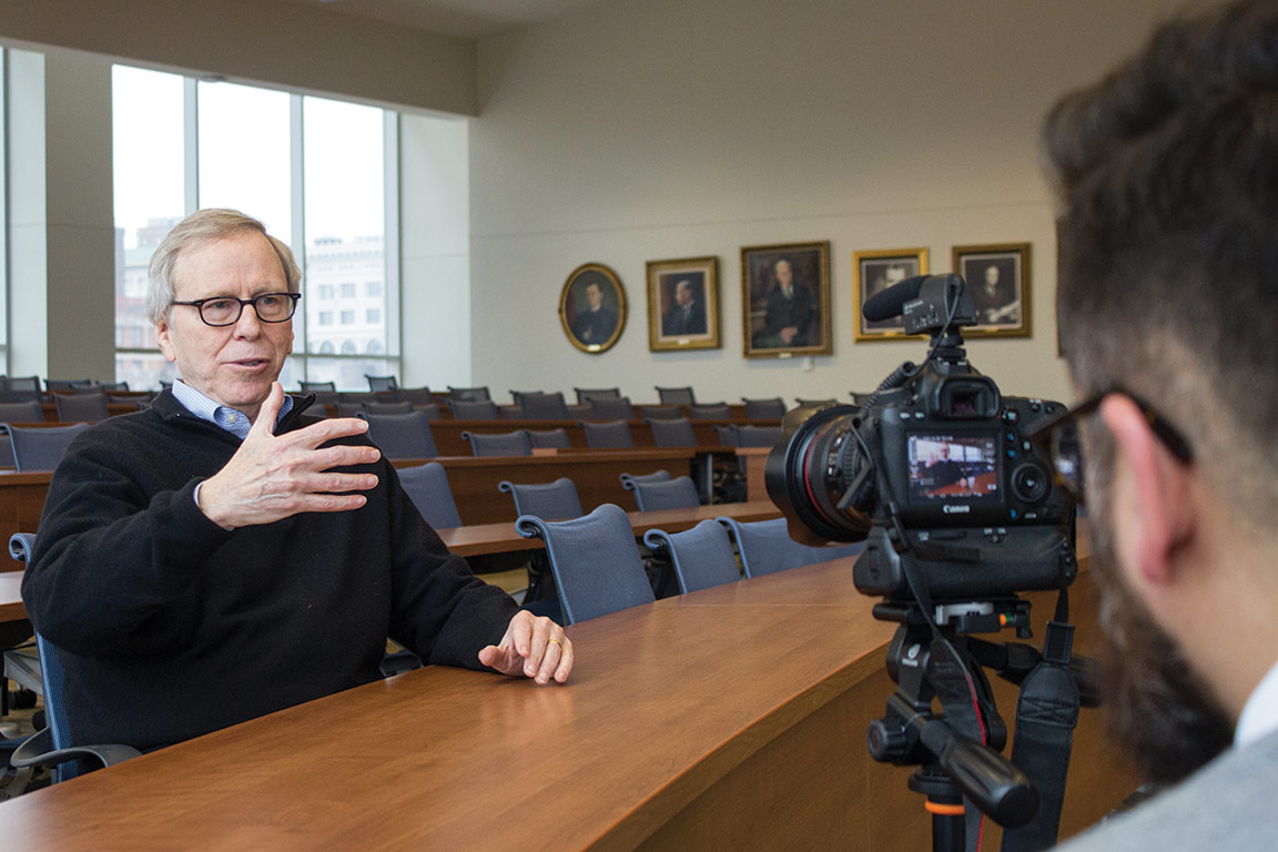 A photo of Prof. Emeritus Roger Goldman