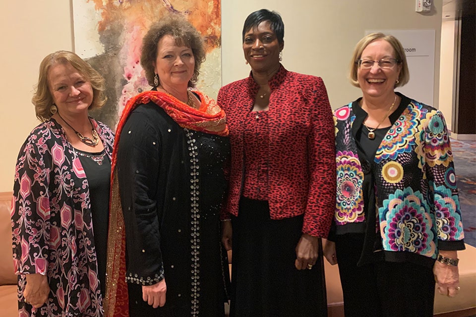 Verna Hendricks-Ferguson, Karen Moore, Teri Murray, Helen Lach